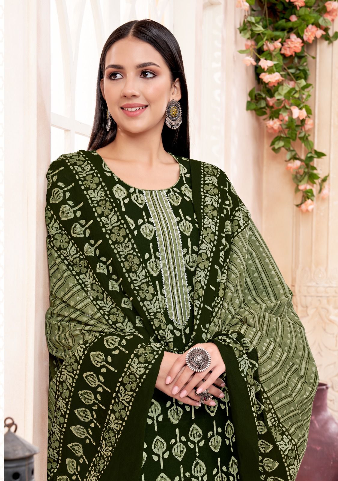 Balaji Battik Art Work Vol 3 Printed Cotton Dress Material Catalog